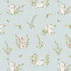 BLUE HOP FOOTIE 3-6 MOS