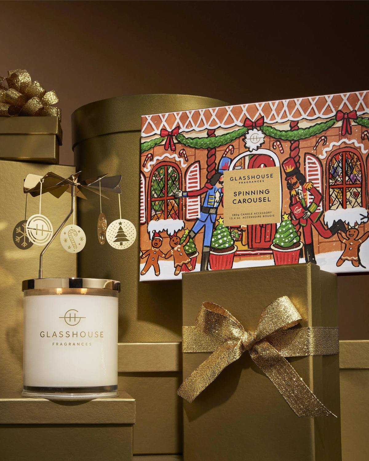 Christmas Spinning Carousel Accessory