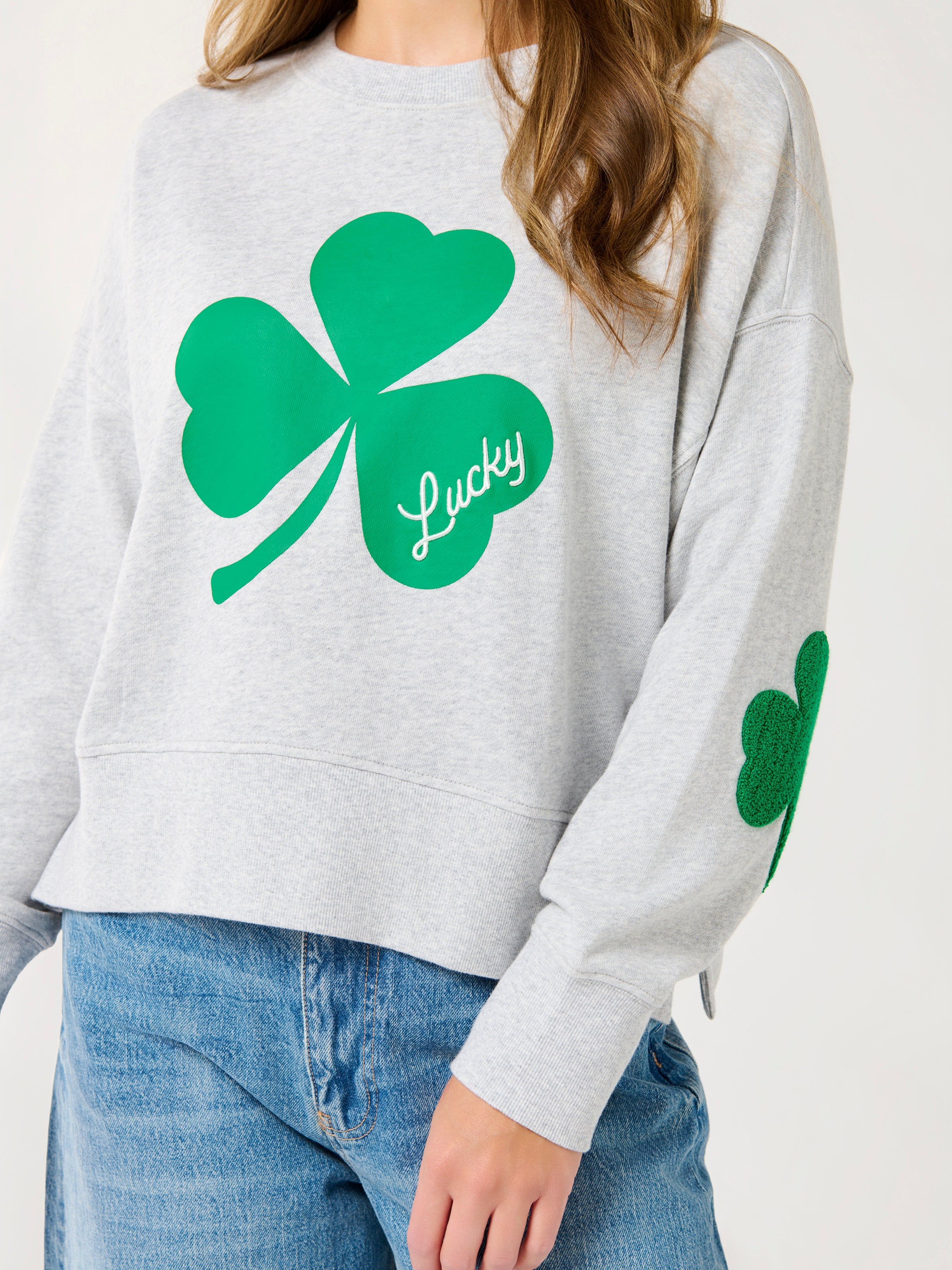 SHAMROCK LUCKY RELAXED SWEATSHIRT-SMALL