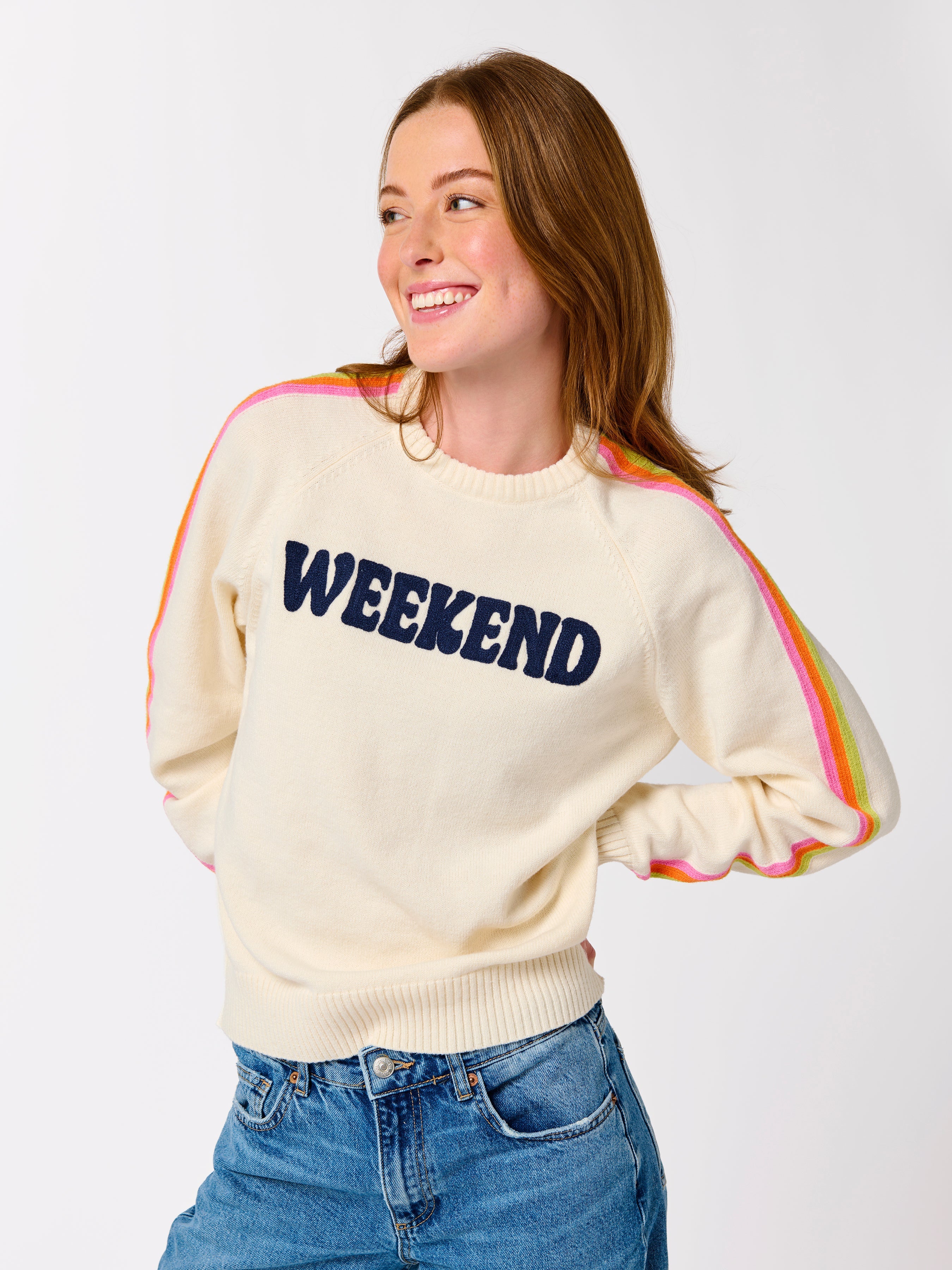 Weekend Sweatshirt, Ivory - Large