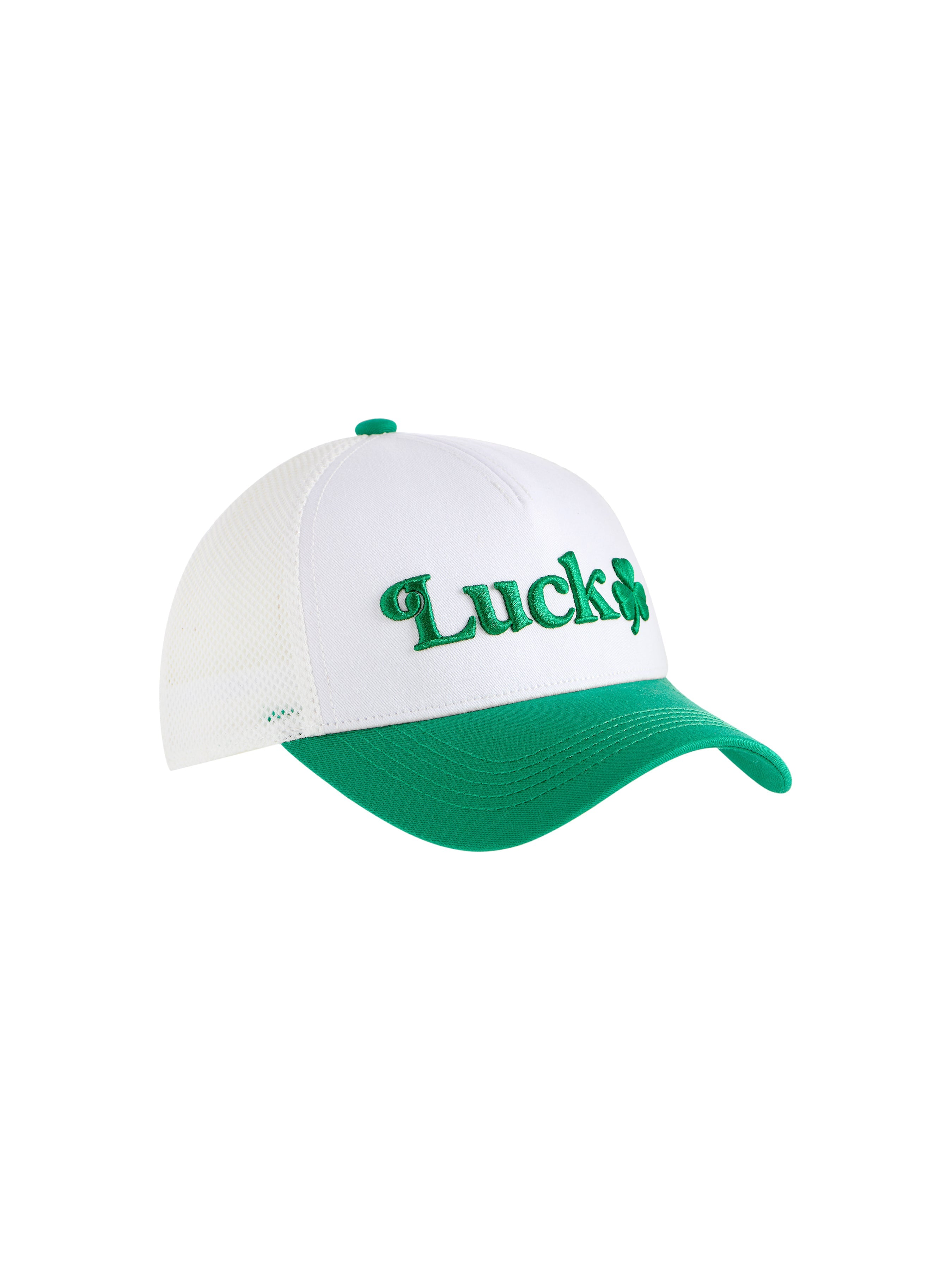 LUCKY SHAMROCK TRUCKER HAT