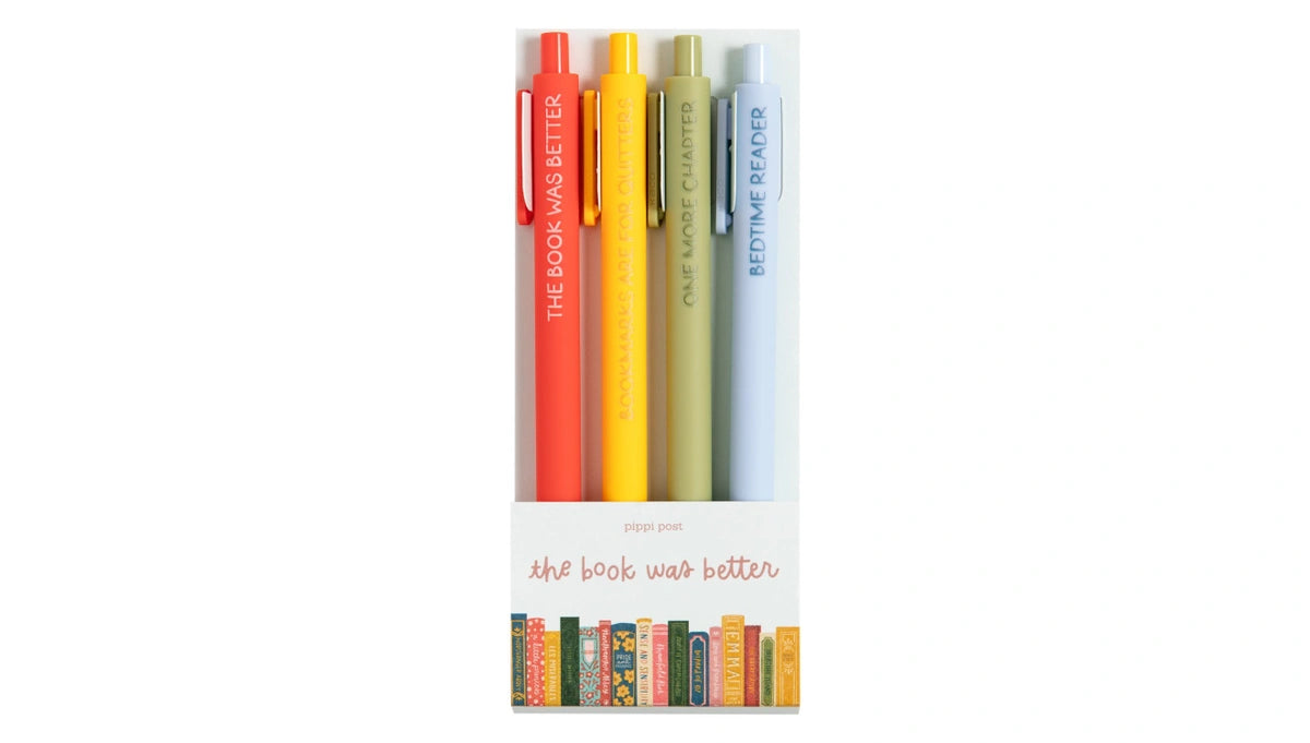 "THE BOOK WAS BETTER" PEN SET