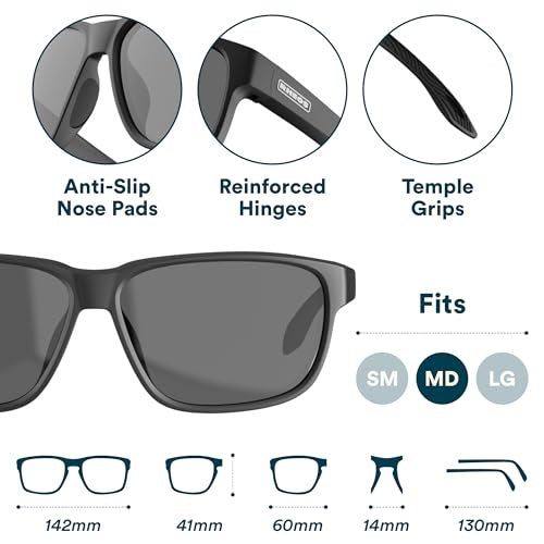 Edgewater - Nylon Optics - Gunmetal | Smoke