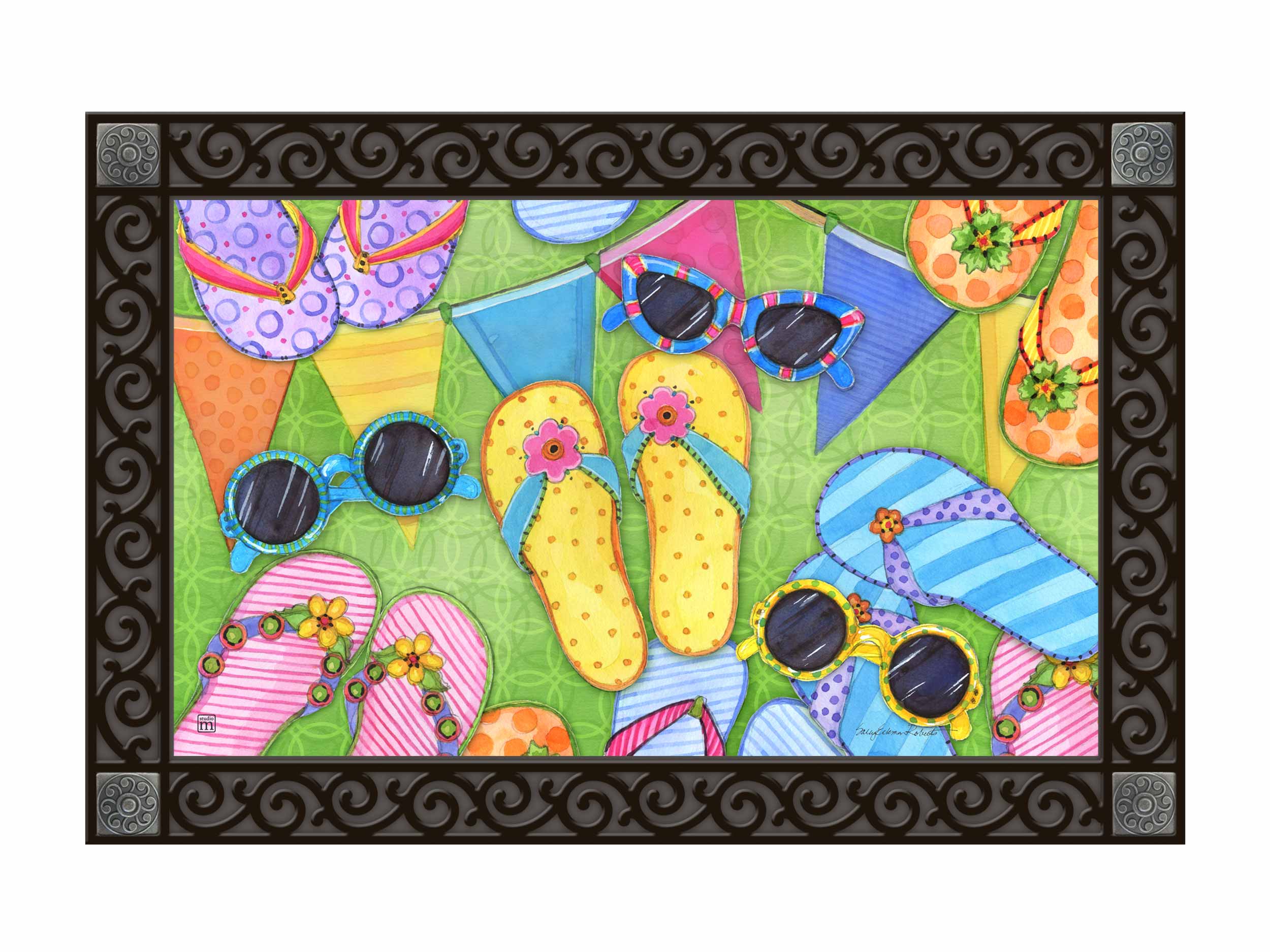 Shades and Flip Flops MatMate