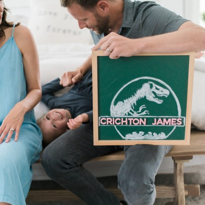 Magnetic Letters Rose Quartz (classic serif)