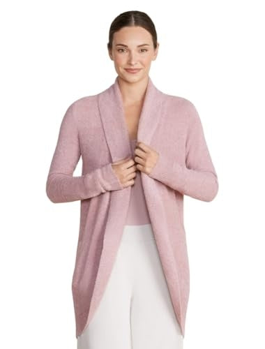 Cozy Chic Lite Circle Cardi - Teaberry - XS