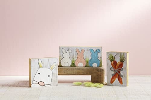 Bunny Face Painted Plaque