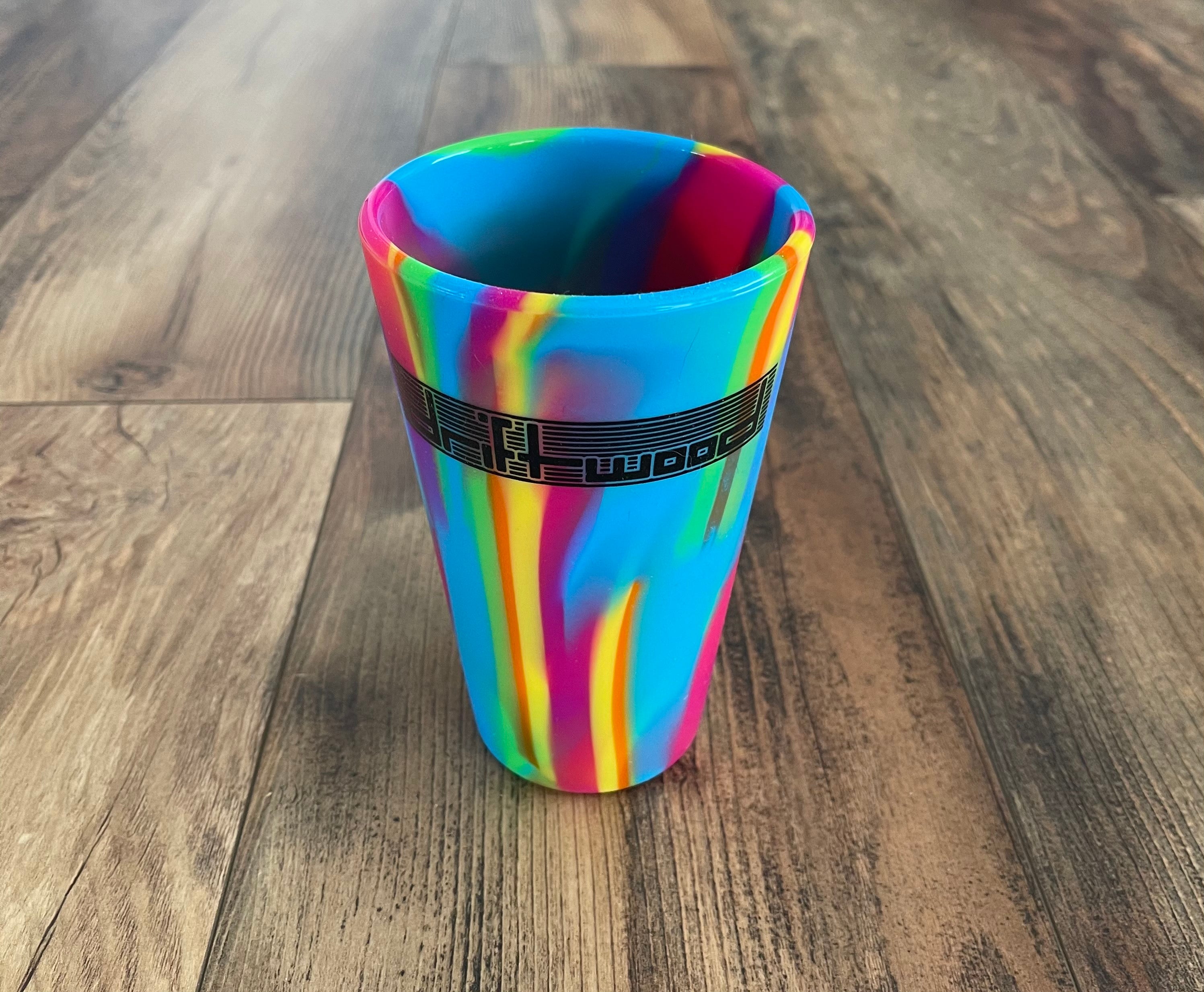 16 oz SiliPint Hippy Hops Tie-dyed