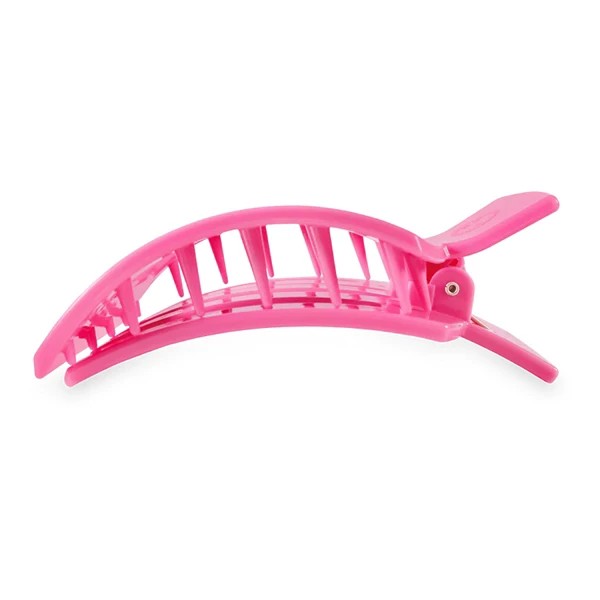 Square Flat Hair Clip - Small - Paradise Pink