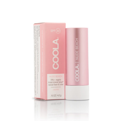 COOLA MINERAL LIPLUX LIP BALM SPF 30 NUDE BEACH