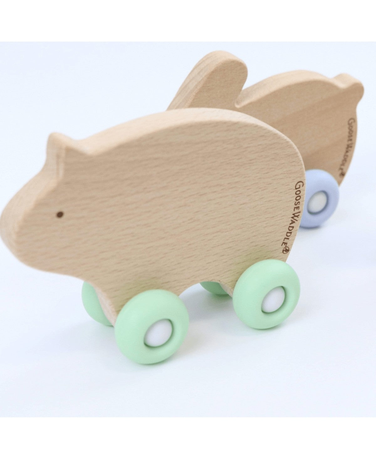 Teether w/Wheels - Bear Mint Wheels