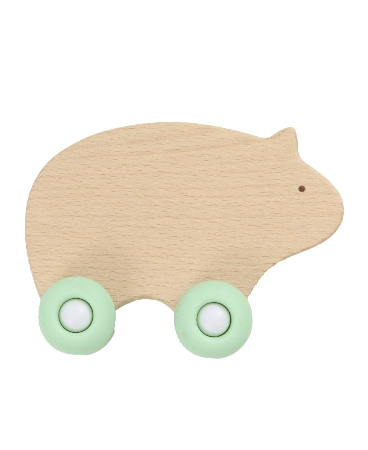 Teether w/Wheels - Bear Mint Wheels