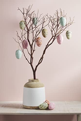 Pink Paper Mache Egg