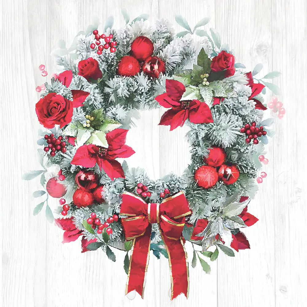 Luncheon Napkin - Blooming Wreath