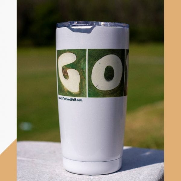 GOLF White Drink Tumbler 20 oz