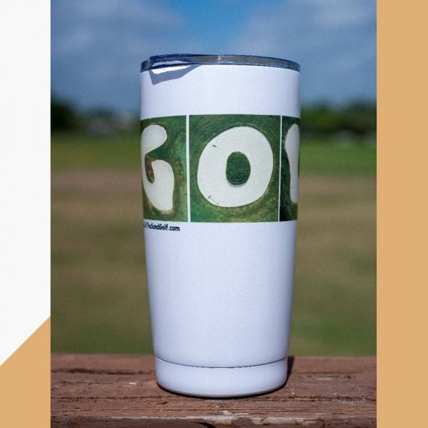 GOLF White Drink Tumbler 20 oz
