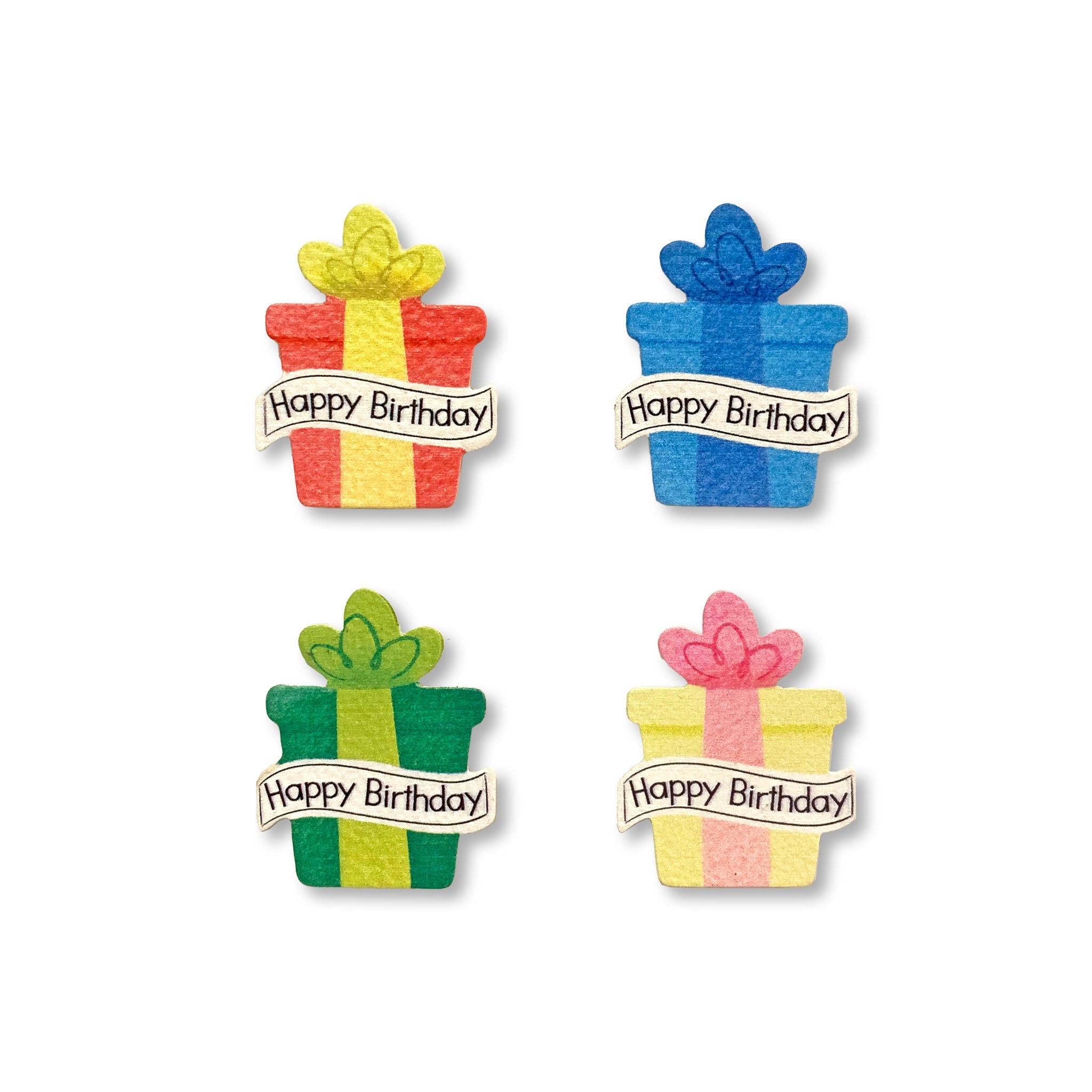 BIRTHDAY CALENDAR MAGNETS SET OF 4