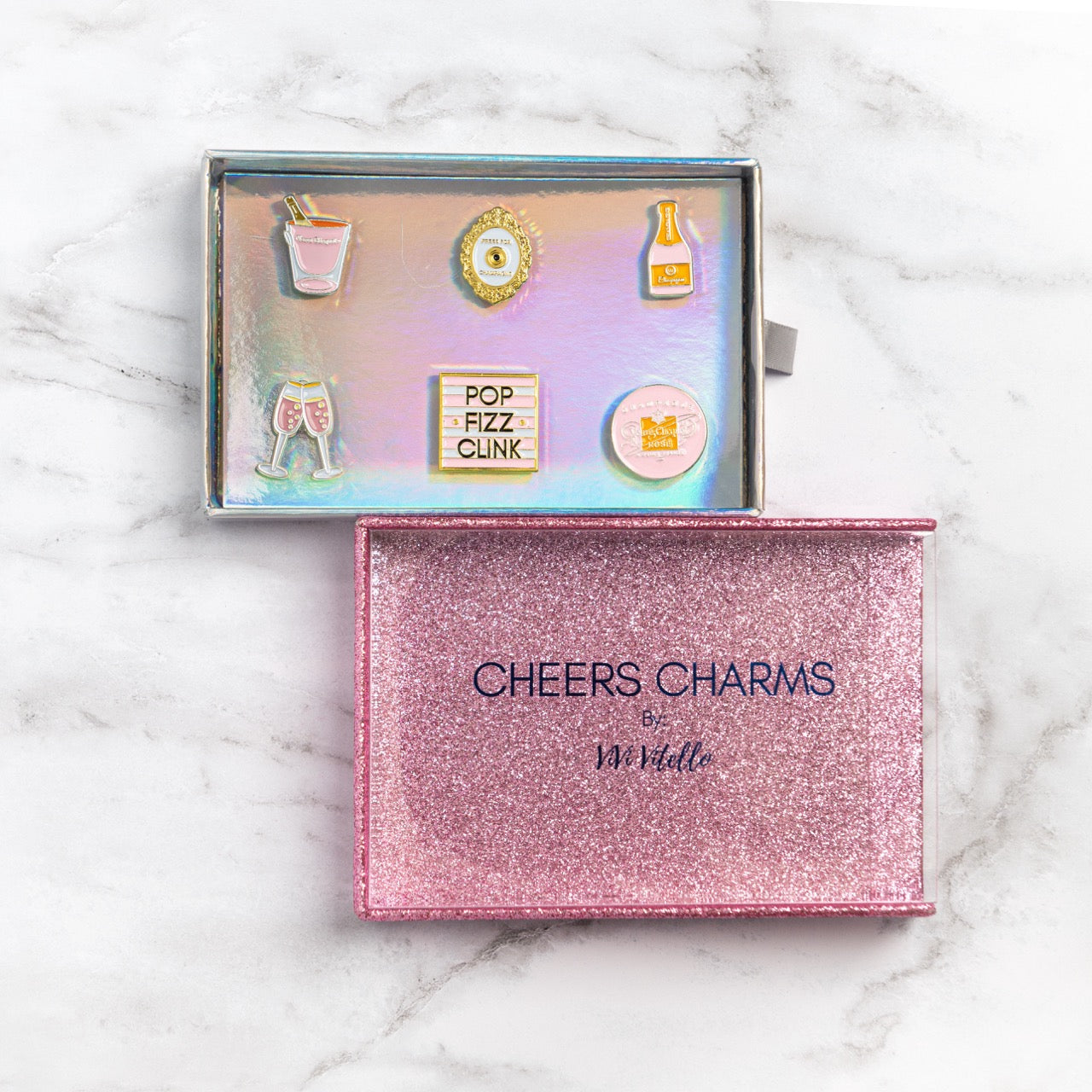 MAGNETIC CHEERS CHARMS-VEUVE- SET OF 6