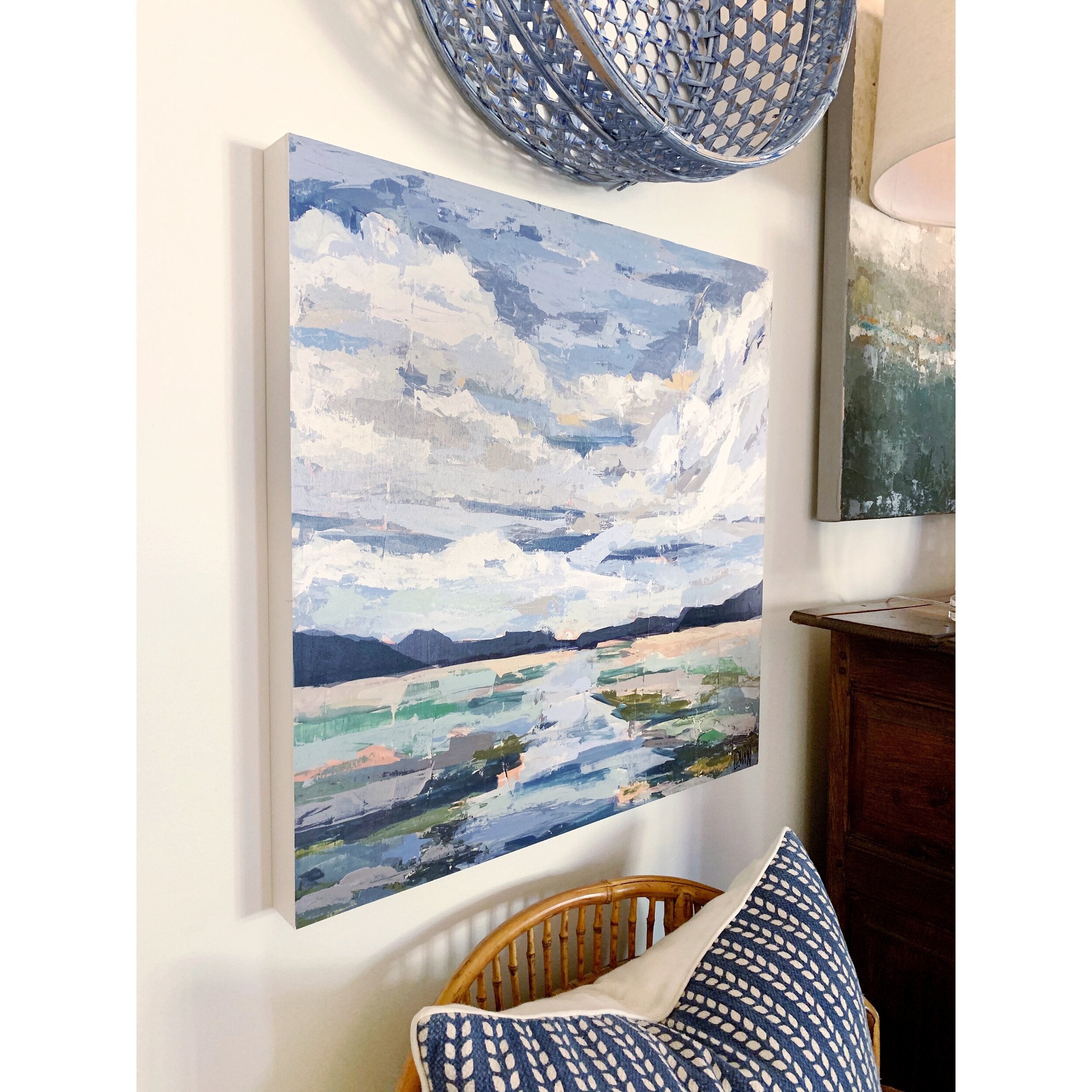 As Far As the Eye Can See, 36"x 36"