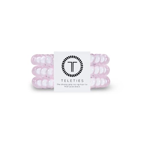 SPIRAL HAIR COILS-SMALL-ROSE WATER PINK