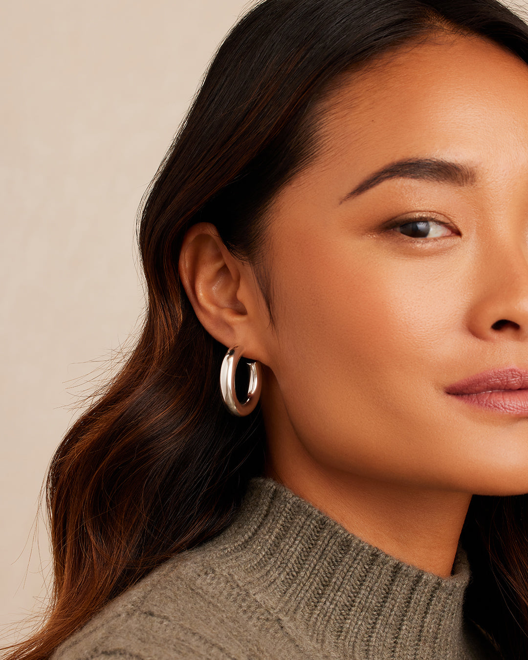 LOU STATEMENT HOOPS SILVER