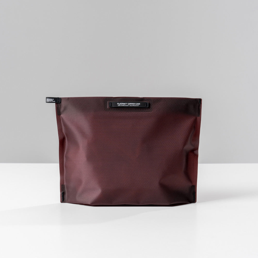 FlatPak Zipper Toiletry Case - Color: Light Grey