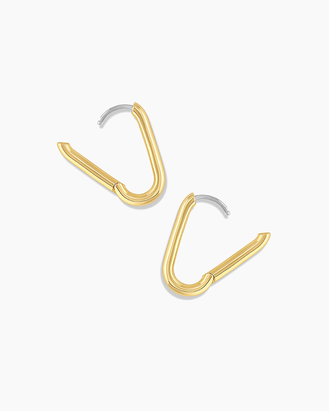Zoey Shimmer Hoops (Gold)
