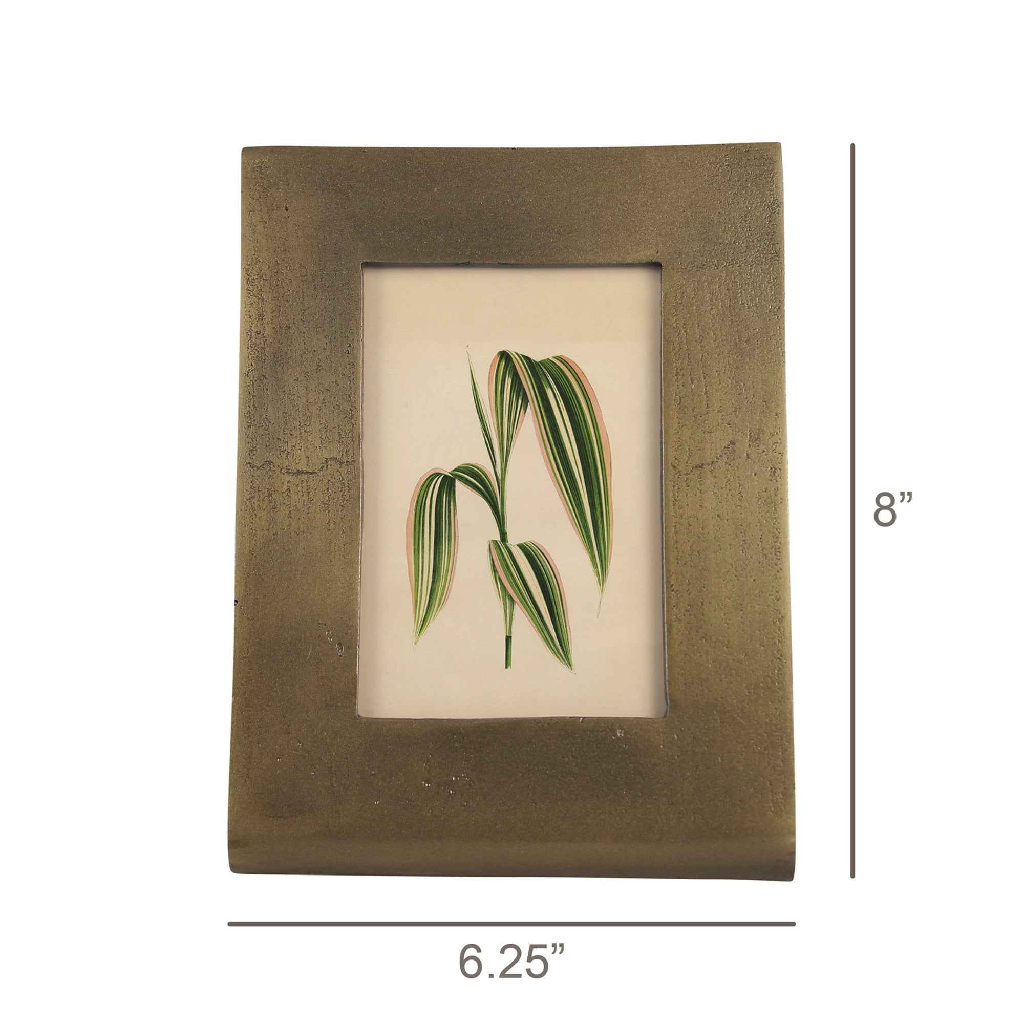 BRASS PICTURE FRAME-VERTICAL 4X6