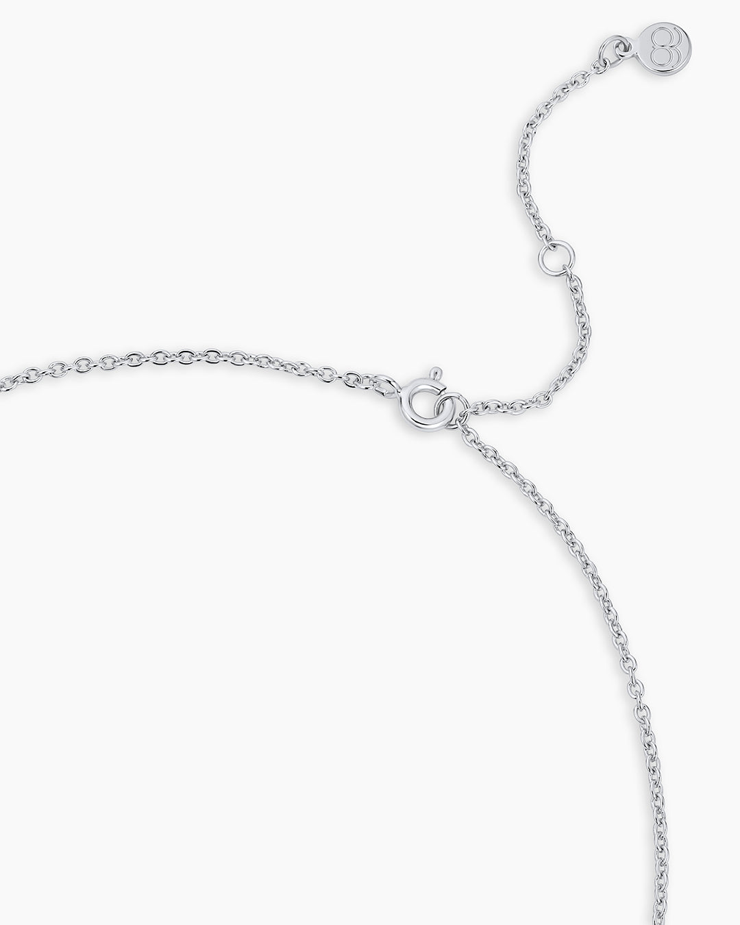 Crew Interlocking Necklace - Silver
