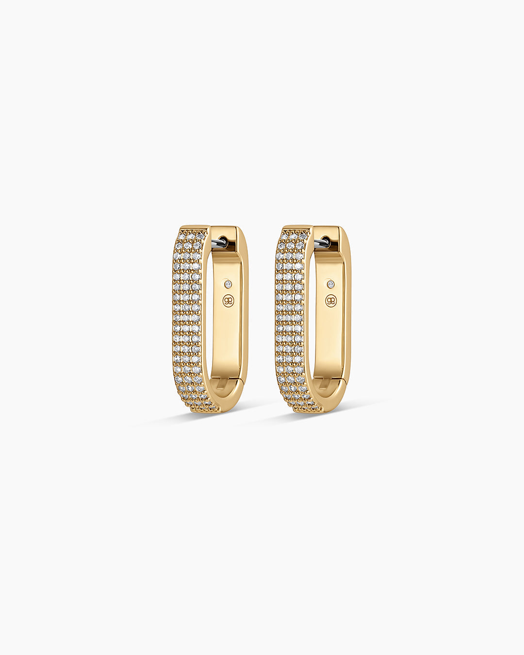 Parker Shimmer Huggies (gold) - Stainless Steel Post