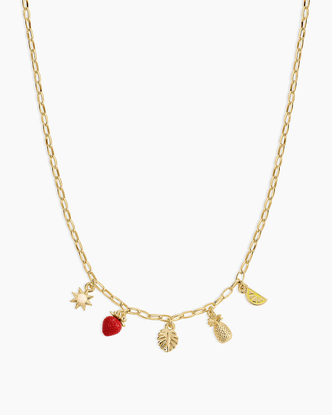 Summer Mini Charm Necklace (gold)