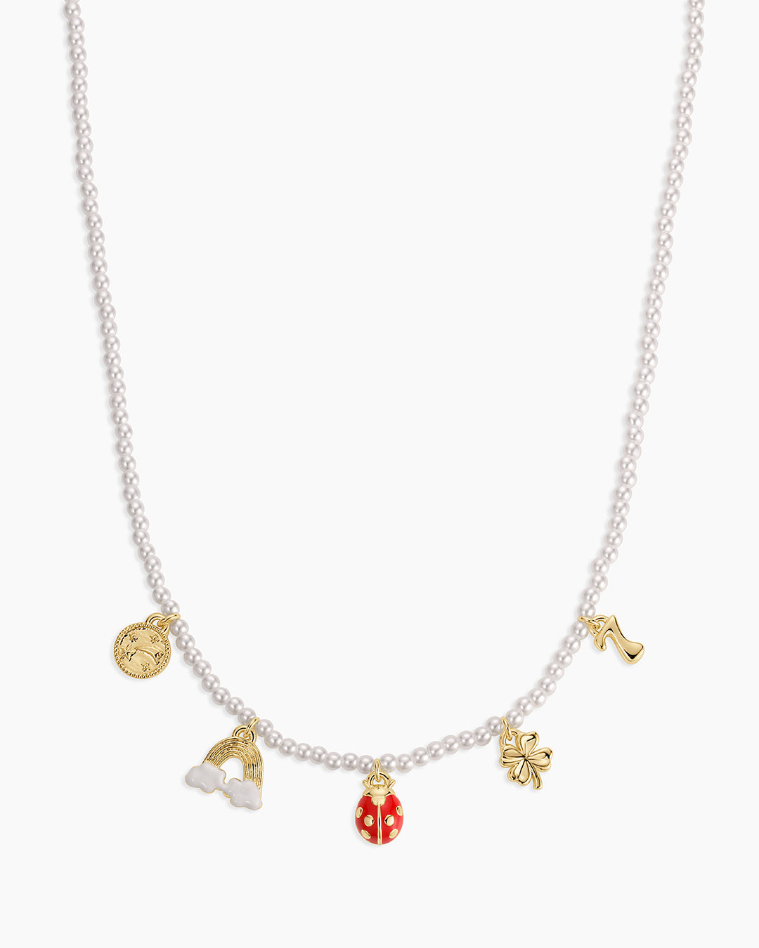 Lucky Mini Charm Necklace (gold)