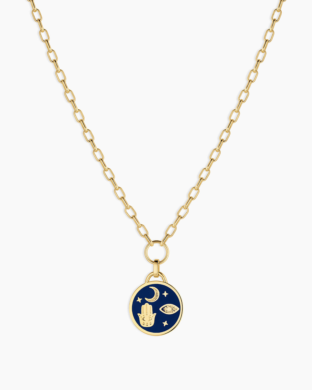 Good Vibrations Coin Necklace (gold)