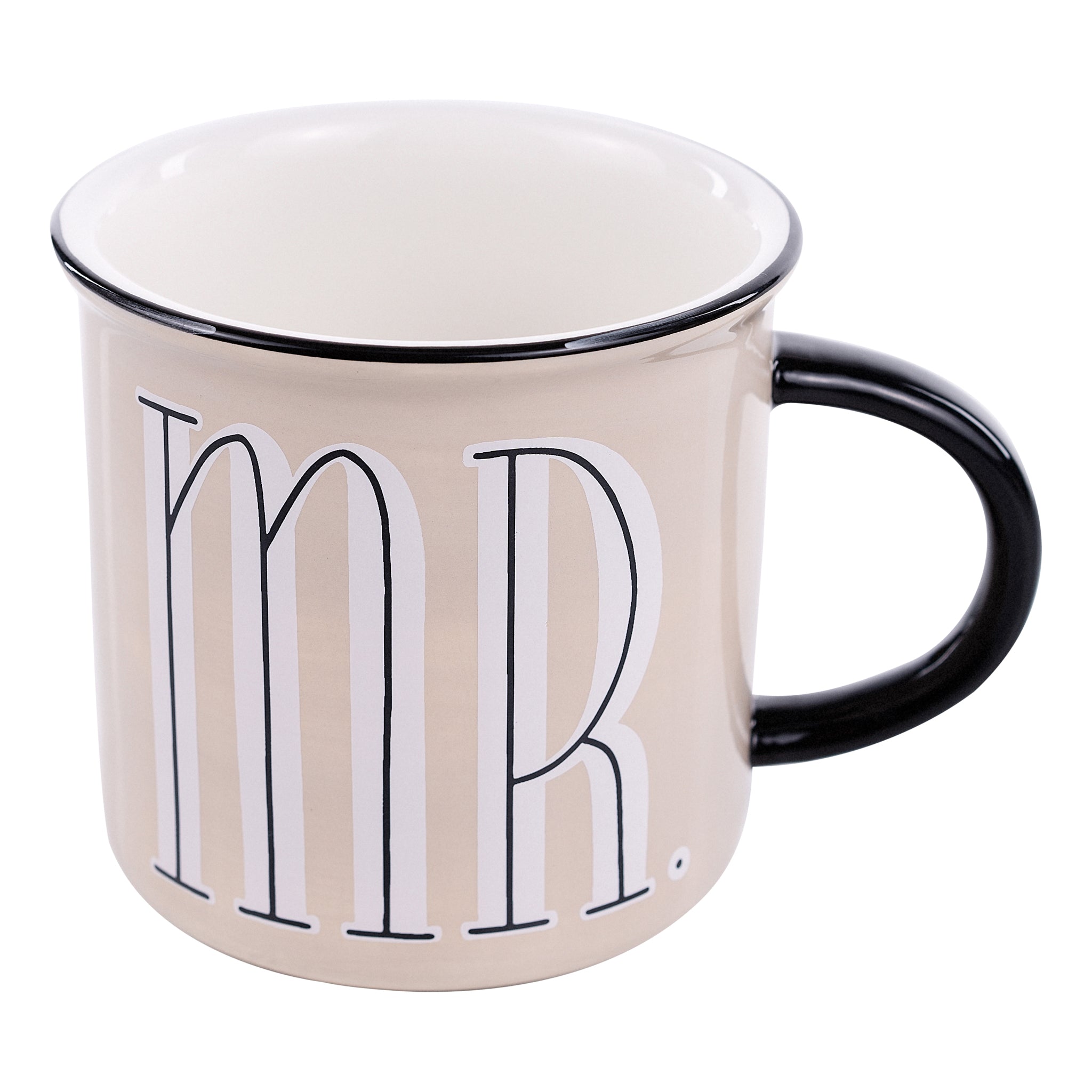NEUTRAL MR. OR MRS. CAMPFIRE MUG SET