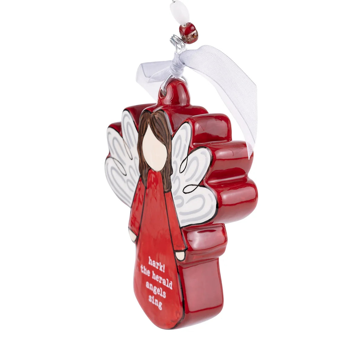 HARK THE HERALD ANGELS SING PUFF ORNAMENT