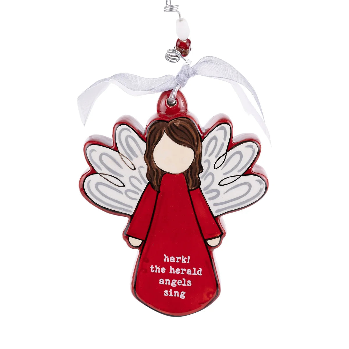 HARK THE HERALD ANGELS SING PUFF ORNAMENT