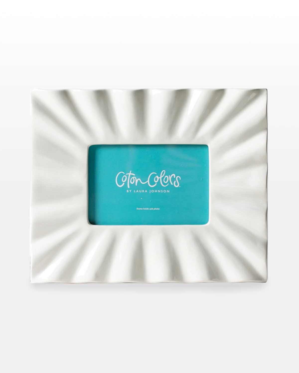 SIGNATURE RUFFLE FRAME WHITE