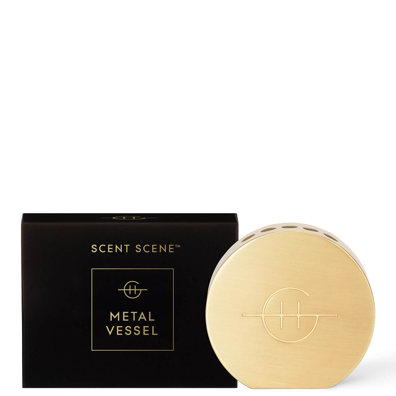 Scent Scene Metal Vessel - Gold
