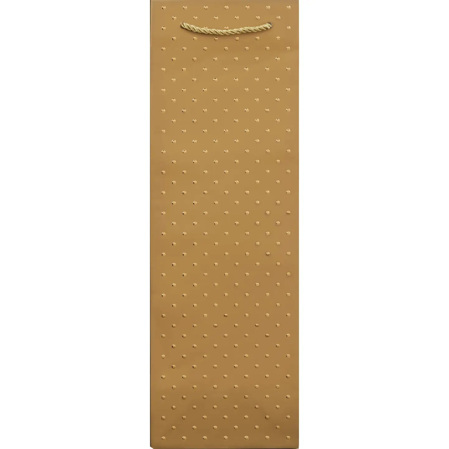 Gold Swiss Dots - Gold Tote Bag - Bottle