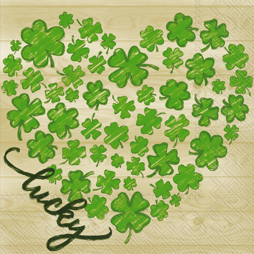 Cocktail Napkin / Lucky Heart