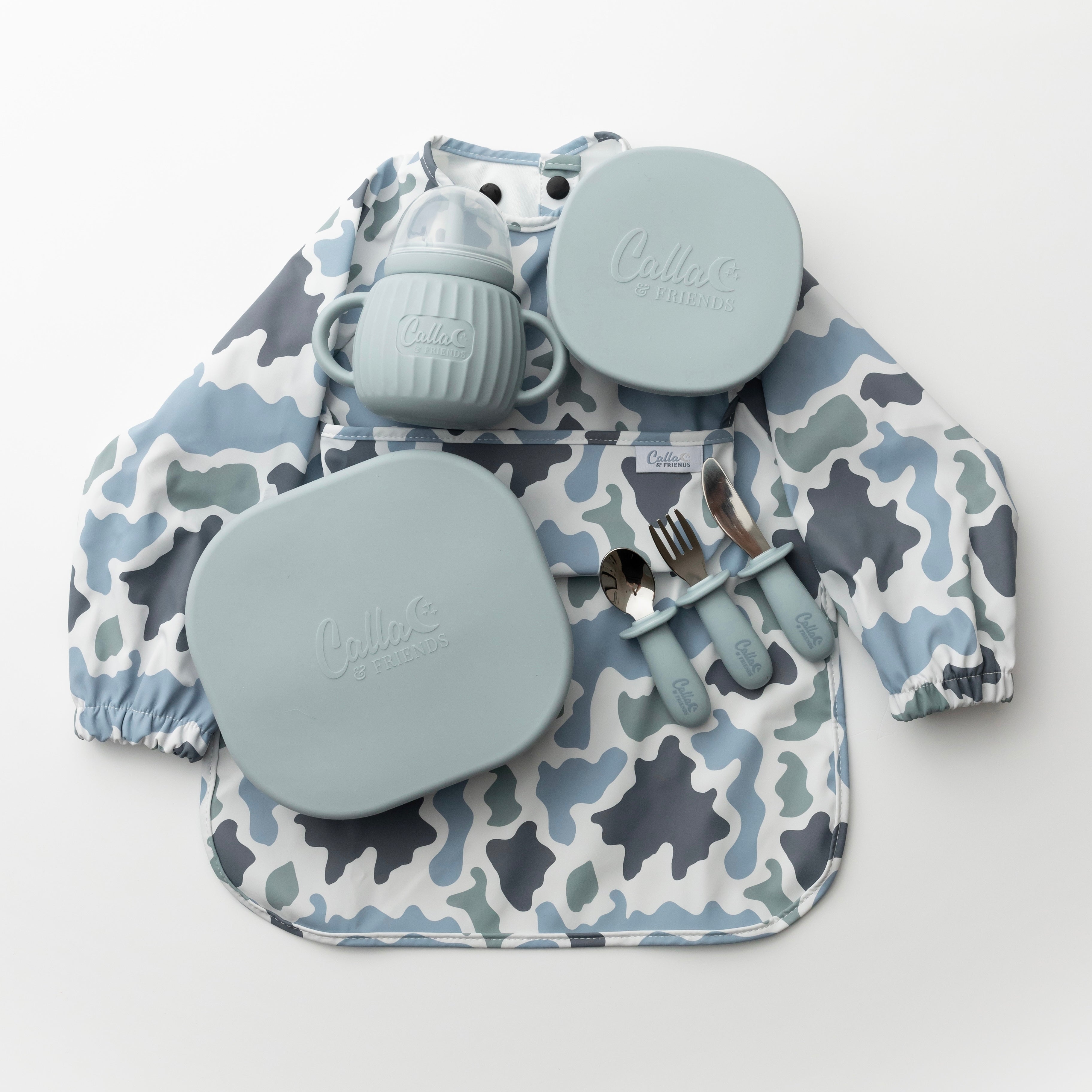 GRAYSON LONG SLEEVE BIB-CAMO-CLOUD GRAY