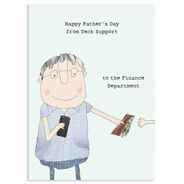 Tech Support - Father's Day Greeting Card