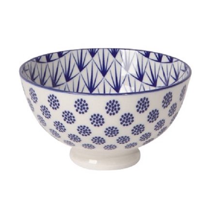 Bowl 4" Blue Dots
