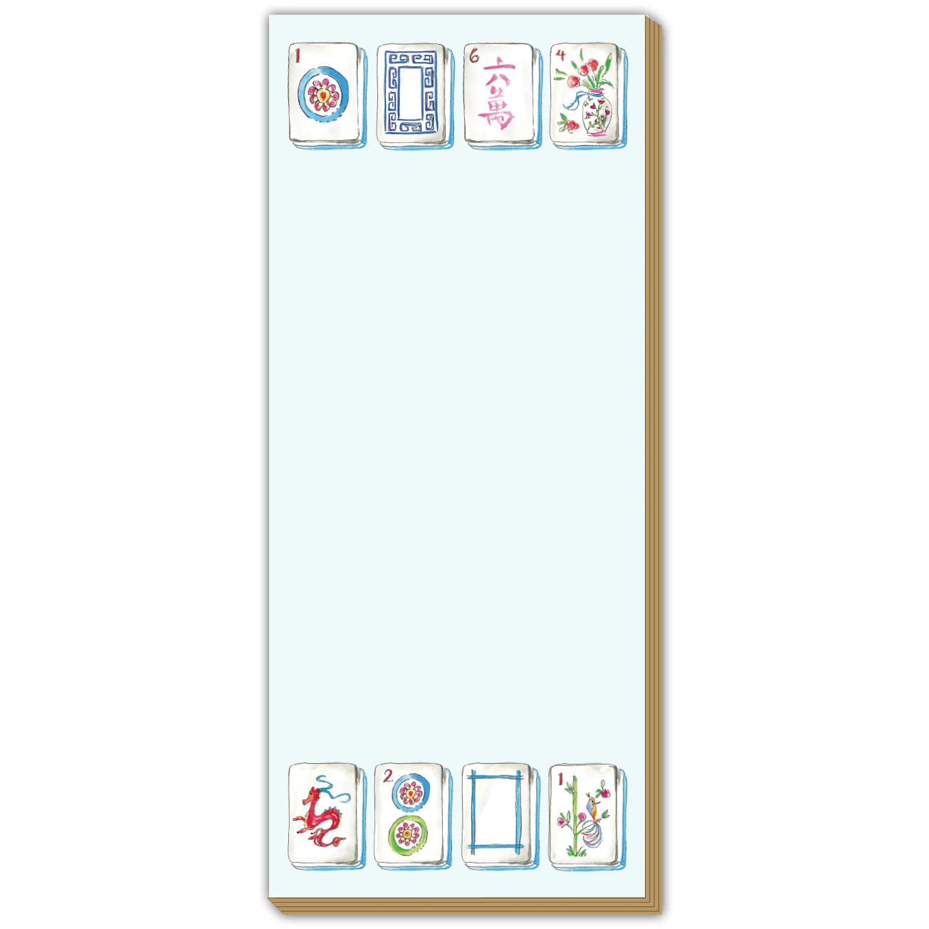 Handpainted Mahjong Tiles - Luxe Skinny Pad