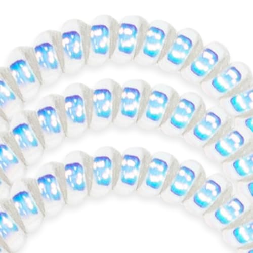 SPIRAL HAIR COILS-SMALL-PEPPERMINT HAIR TIES