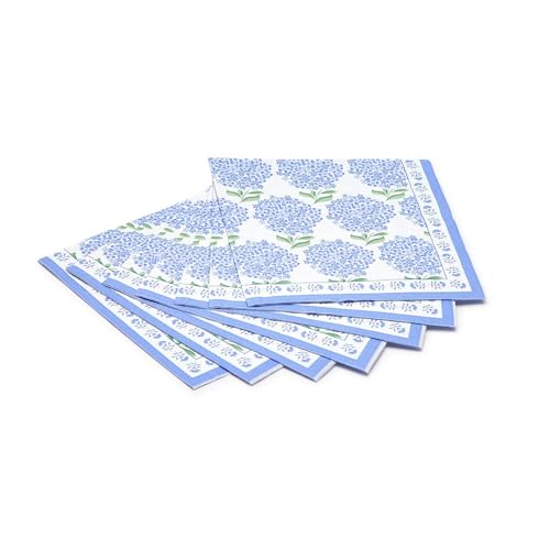 HYDRANGEA 3-PLY-COCKTAIL NAPKIN