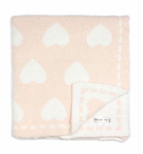 Cozy Chic Dream Receiving Blanket - Pink/White