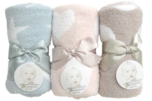 Cozy Chic Dream Receiving Blanket - Pink/White