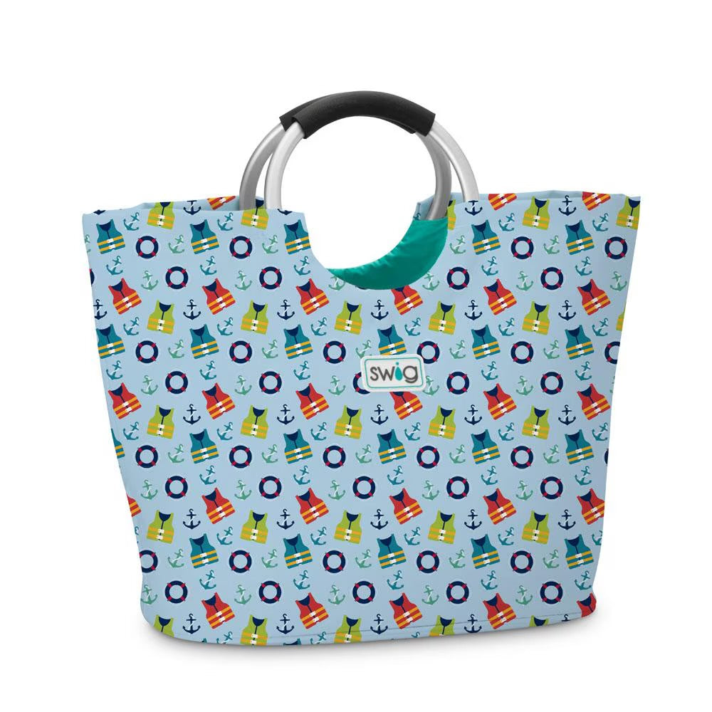 "ERR BODY ON THE BOAT" LOOPI TOTE BAG