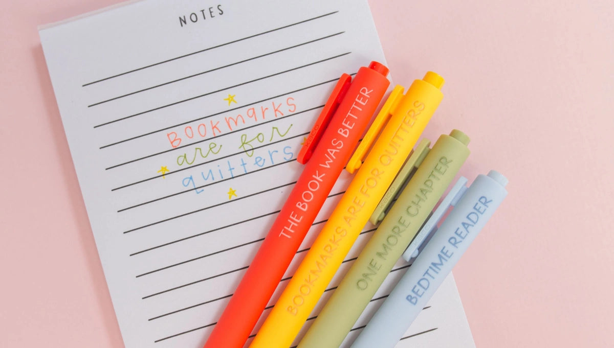 "THE BOOK WAS BETTER" PEN SET